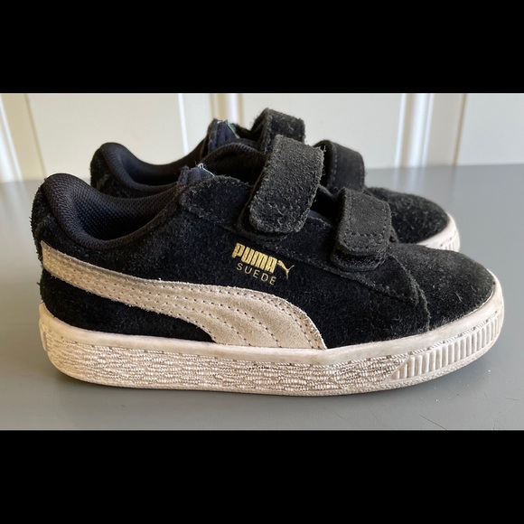 Puma Other - GUC PUMA Suede Velcro Strap Sneaker sz8C